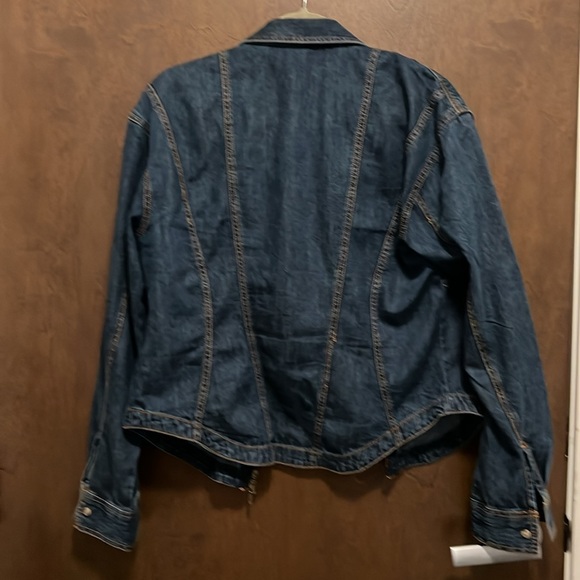 Anthropologie - Pilcro Corset Denim Dark Shirt - SZ 12 - BNWT - Picture 9 of 11